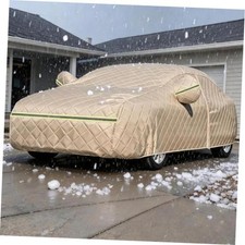Khaki Hail Protector Car Cover - 7 Layers Thickened Sedan - 178" - 185"