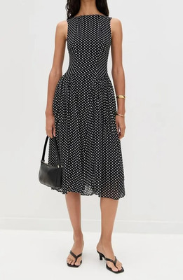 Maxi Dress Ruffle Sleeveless Oasis Polka Dot Dress Buy Love Roses