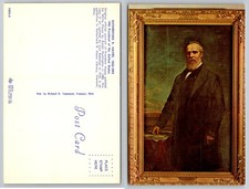 Rutherford B. Hayes Portrait Postcard - Hayes Library Fremont Ohio