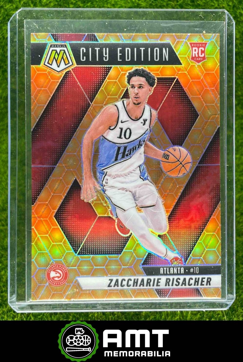 Zaccharie Risacher RC 2024-25 Panini Mosaic Honeycomb Atlanta Hawks #274