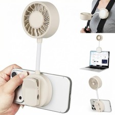 Magnetic Portable Phone Fan, Handheld Small Fan  Phone Holder with 360  Flex...
