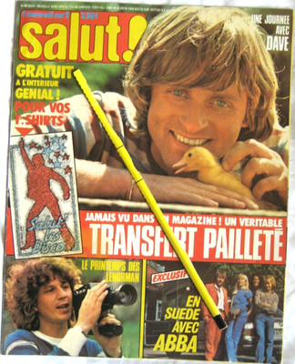 Magazin SALUT 97: SHEILA 3. Jh., ABBA 4p, BOWIE, ROUSSOS, WINGS, FRAMPTON