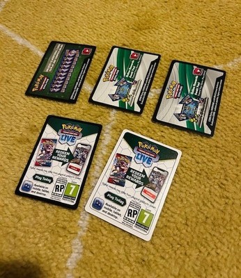 Pokemon TCG Online Code Cards - Lot 50 - UNUSED/RANDOM Codes - Digital Delivery