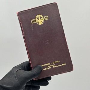 1942 Chicago IL RICHARD J SCOVEL INSURANCE Advertising CONTINENTAL CASUALTY WWII