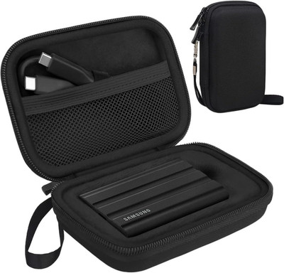 Hard Carrying Case for 500GB 1TB 2TB 4TB USB 3.2 External SSD, Shockproof Storag