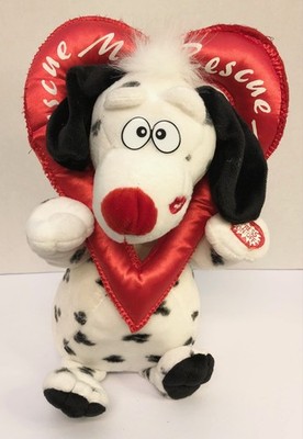 MTY Dandee Singing Animated DALMATIAN Puppy Dog Plush Heart Kiss RESCUE ME K12