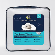 Serta Year Round Warmth Down Alternative Comforter White Full/Queen