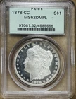 1878 CC MORGAN DOLLAR! PCGS MS62 DMPL! LOOKS CLOSER TO 4 THAN 2! NR #CVIP196