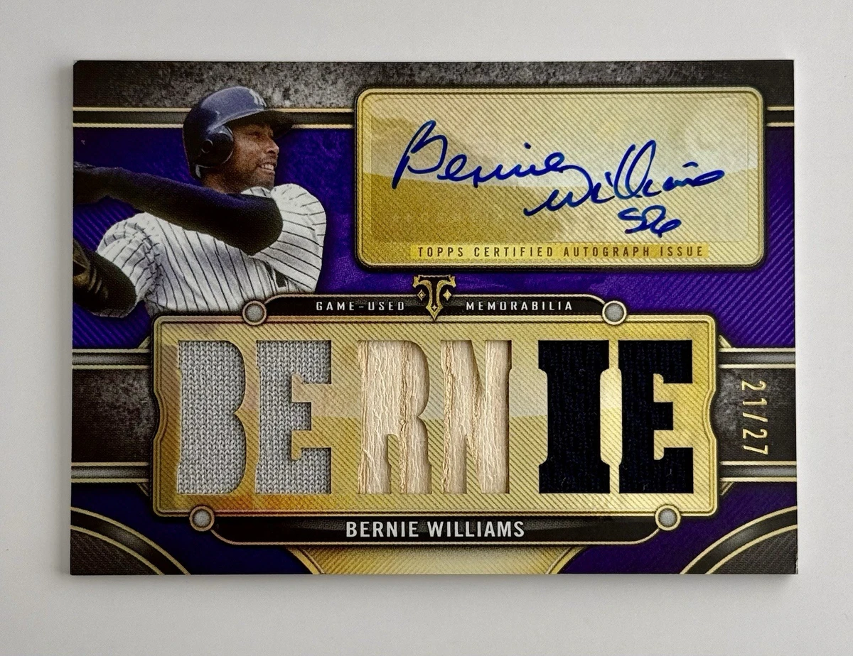 25+ Autograph Bernie Williams Baseball Cards for sale | Updated