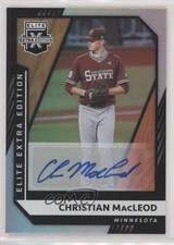 2021 Panini Elite Extra Edition Signatures Christian Macleod #159 Auto 8x7