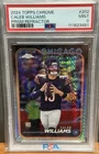 PSA 9 2024 Topps Chrome  Caleb Williams #202 Prism Refractor (RC)