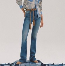 Anthropologie Pilcro The Icon High-Rise Flare Jeans Medium Wash Women  s Size 28