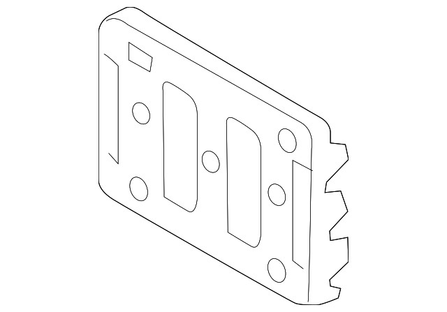 Soporte de matrícula para Toyota Avalon 2019-2022 (N/P 75111-07110)