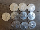 half roll 10 ounces of Silver Eagles varying 2024 lot 1