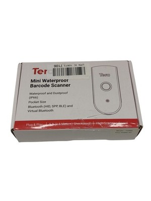 Tera Mini Bluetooth 5.0 Barcode-Scanner 3-in-1 kabellos für Smartphone