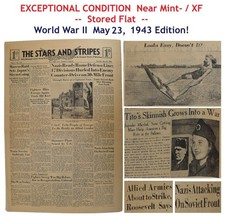 World War II WWII Stars and Stripes Newspaper May 23, 1944 Russia Nazi Line