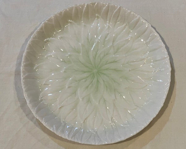 Single Franz Porcelain Garden Blessings 9" Luncheon Plate - Flea Bite to Edge