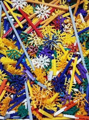 200 KNEX RODS CONNECTORS Random Mixed K/'nex Replacement Parts Pieces Lot Standrd
