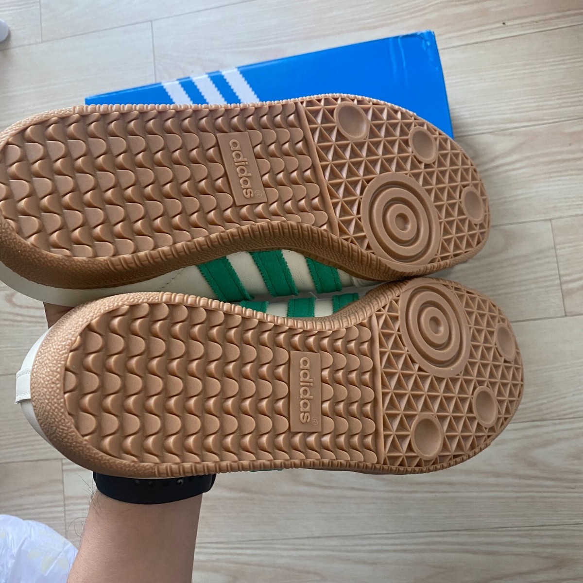 adidas gazelle silver green womens Adidas Samba Off White Court Green (W)
