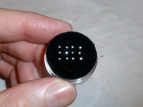 12 rondas facetadas sueltas de diamantes blancos naturales SI Clarity 1,2 mm cada una - Imagen 2 de 3