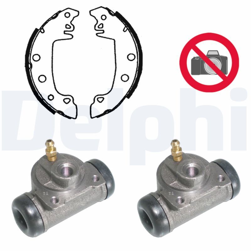 Mâchoires DELPHI KP785 PEUGEOT 305 II : Friction silencieuse et résistance thermique renforcée