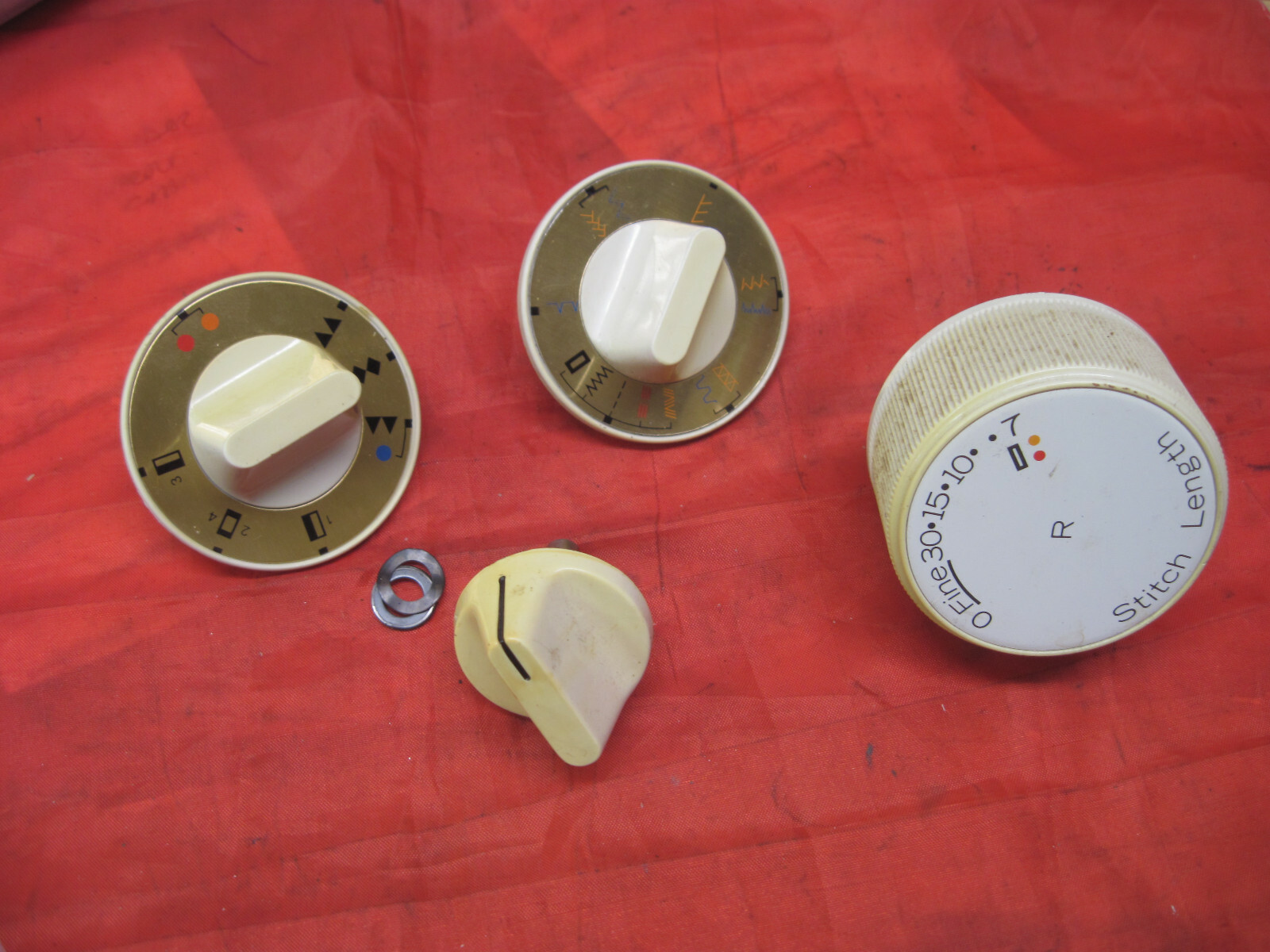 Nelco Sza221 Sewing Machine Parts Misc Adjustment Knobs eBay