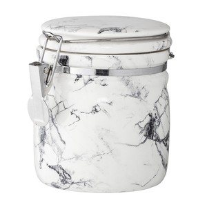 marble tea and coffee jars