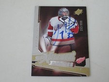 JIMMY HOWARD AUTOGRAPHED 2005 SPXCITEMENT ROOKIE CARD SP-152/999-RED WINGS