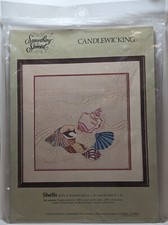Candamar Designs SHELLS Sea Ocean Candlewicking Kit NEW 80172 Something Special