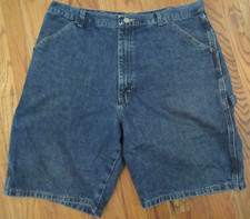 Wrangler Hero 6400WDV Carpenter Shorts Jorts Denim Blue Jean Men's 36" x 9.5"