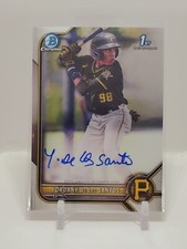 2022 Bowman Chrome 1st Yordany De Los Santos Auto Pirates ROOKIE RC Autograph C1