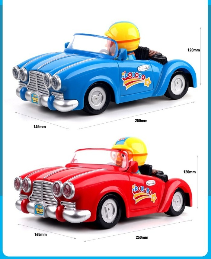 Express] Pororo Remote Control RC Mini Sports Car Random Color Baby Kids Toy