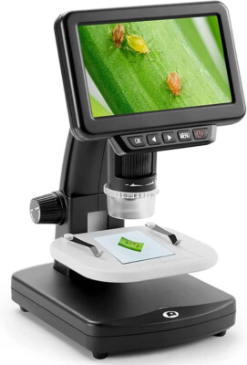 Digital Microscope With 1500X Magnification, HDMI 1080P Video, 5 Inch ...
