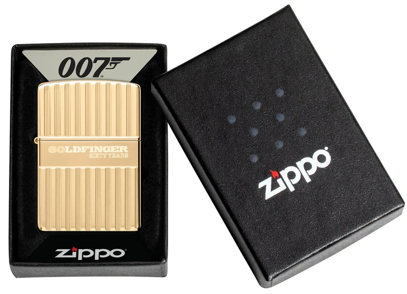 Zippo 46467, James Bond 007 Goldfinger 60 Years Armor Zippo 46467, James Bond 007 Goldfinger 60 Years Armor