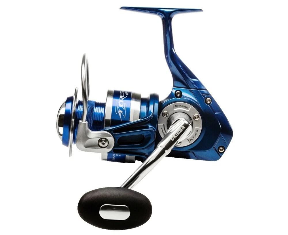 Okuma AZORES BLUE 8000 SPIN REEL 20kg Drag PE 0.45/ 310m , 6HPB + 1RB , DFDS