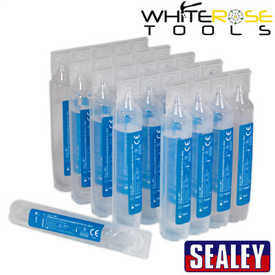 Sealey Augen-/Wundspüllösung Pods 25er Pack sterile Kochsalzlösung Erste Hilfe
