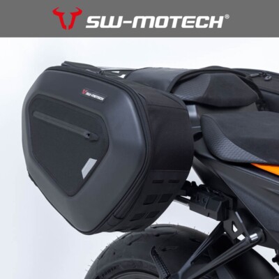 Sw-Motech PRO BLAZE H Seitenkoffer mit Rahmen BC.HTA.04.740.35500 Schwarz 20+20