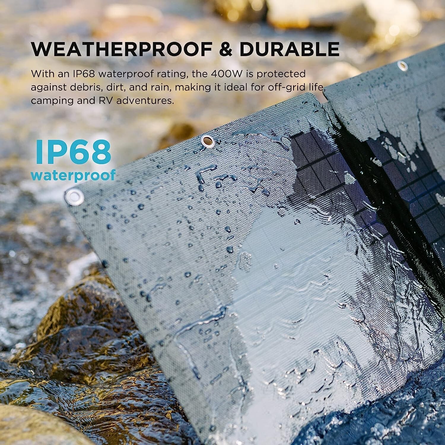 EcoFlow 400W Portable Solar Panel Foldable Solar Modules for Outdoor ...