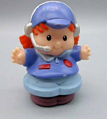 FISHER-PRICE~Little People GIRL AIR TRAFFIC CONTROLLER Figure