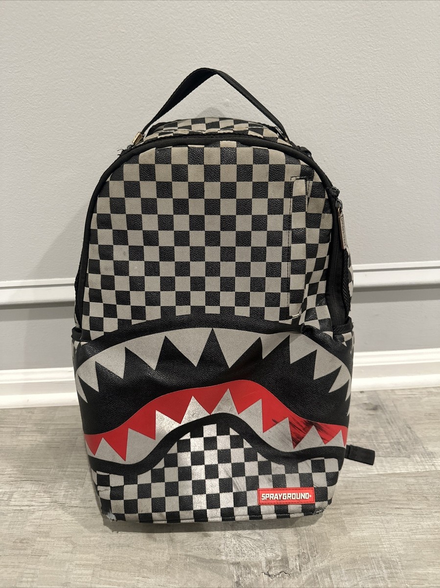 Sprayground Dripping Sharks In Paris リュック Black/関送込 Sprayground Triple Black Backpack Shark In Paris Global Back