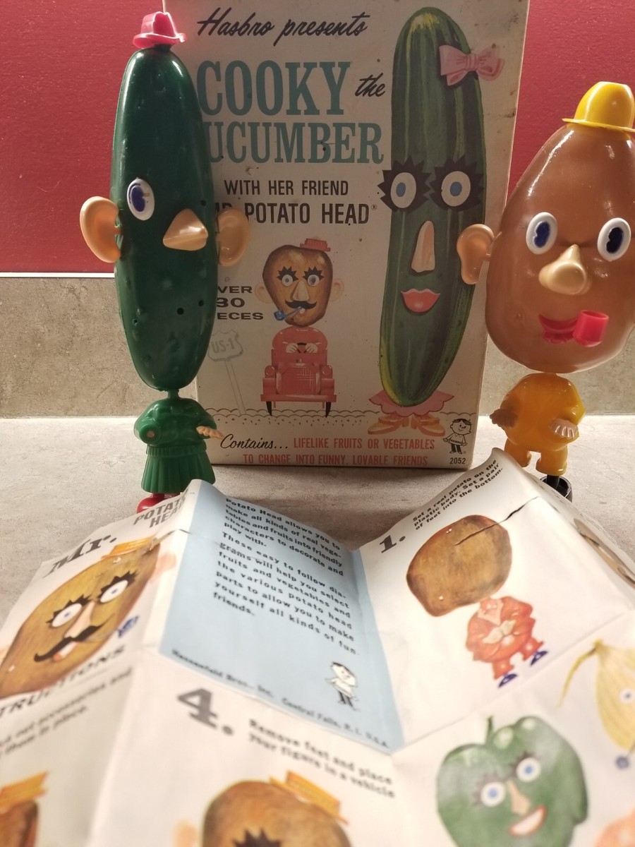 Vintage Hasbro Cooky Cucumber & Mr Potato Head 2052 Toy