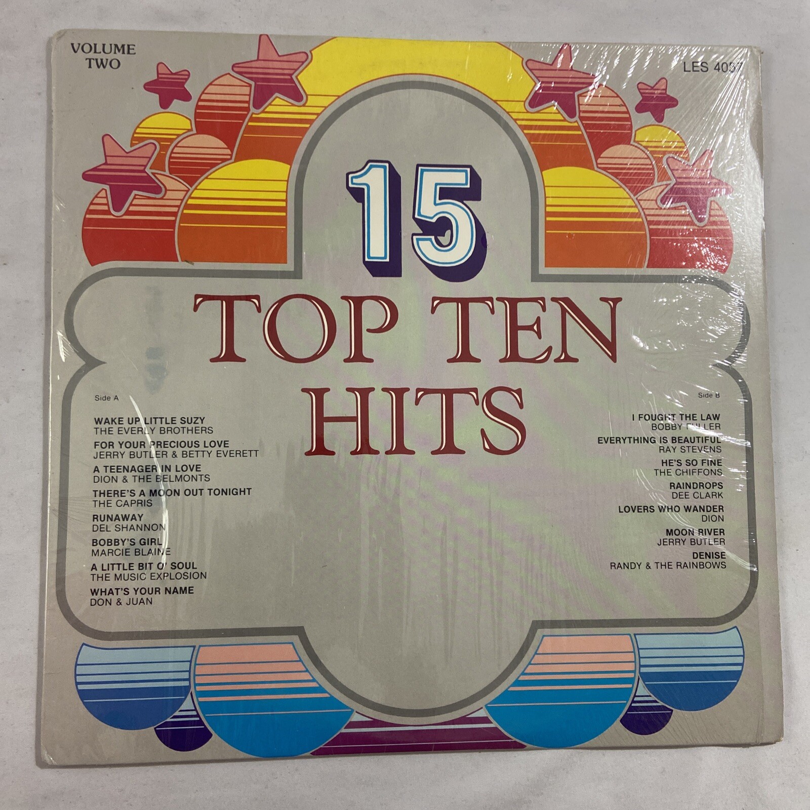 Various Artists -15 Top Ten Hits: Volume Two LP Laurie Records 1984 LES 4057