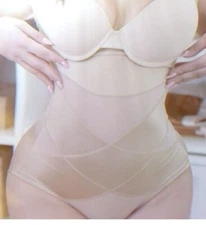 Jml  Compression Shaper Tummy Control Butt Lifter Shapewear Knickers Beige M