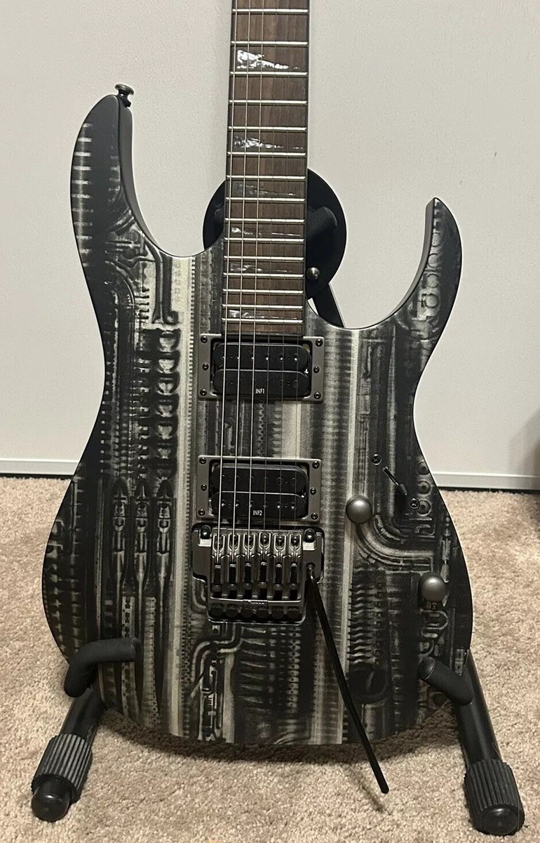 RARE Ibanez HR GIGER ALIEN Electric Guitar RGTHRT1 UN USED RARE Ibanez HR GIGER ALIEN Electric Guitar RGTHRT1 UN USED
