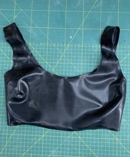 Latex Rubber fetish wear lingerie Bra Top Size Large 16/18 rrp £77