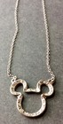 DISNEY MICKEY MOUSE head necklace  with white stones around head — photo 3