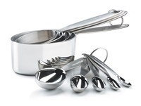 Cuisipro Stainless Steel Measuring Cup And Spoon Set , New, Free Shipping on sale Cuisipro Stainless Steel Measuring Cup And Spoon Set , New, Free Shipping on sale