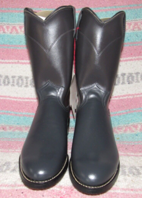 Bottes Western Justin Diamond J Vintage - Gris Cuir - Homme 8 EE / Femme 9.5 - Neuves En Boîte