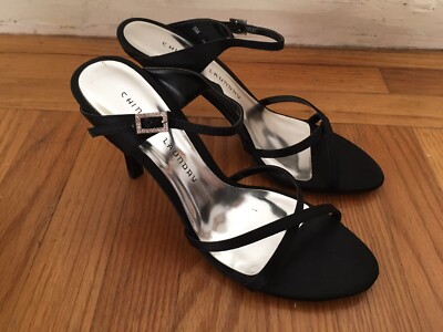 chinese laundry black strappy heels