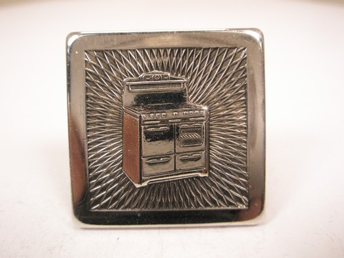 Range Stove Oven Cook Chef SINGLE Vintage Cuff Link replace lost/broken zf65